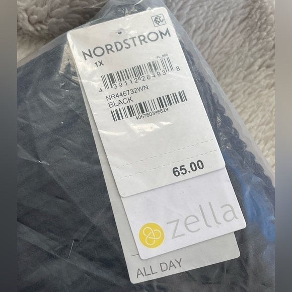 Zella plus nwt cozy ribbed black sloan hoodie sweatshirt - Picture 4 of 5